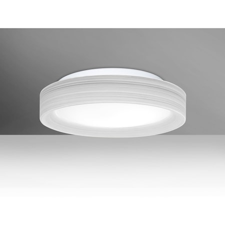 Besa Lighting Pella 13 Ceiling, Chalk, 1x16W LED PELLA13KRC-LED